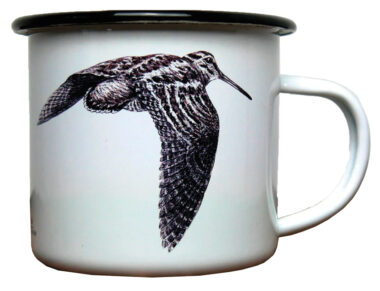 Mug métallique émaillé - Envol de bécasse